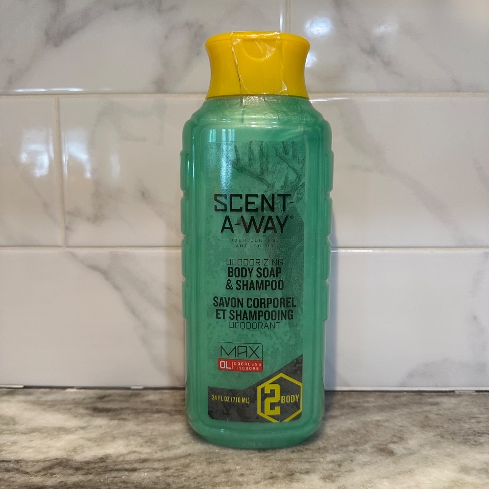 Hunters Specialties Scent A Way MAX Liquid Body Soap & Shampoo Odor Control NEW